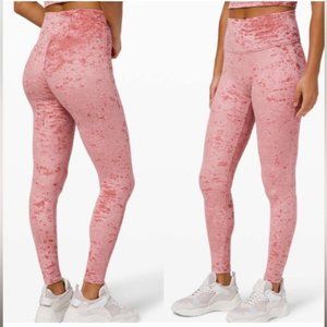 Lululemon Special Edition Velvet Wunder Under High Rise Leggings